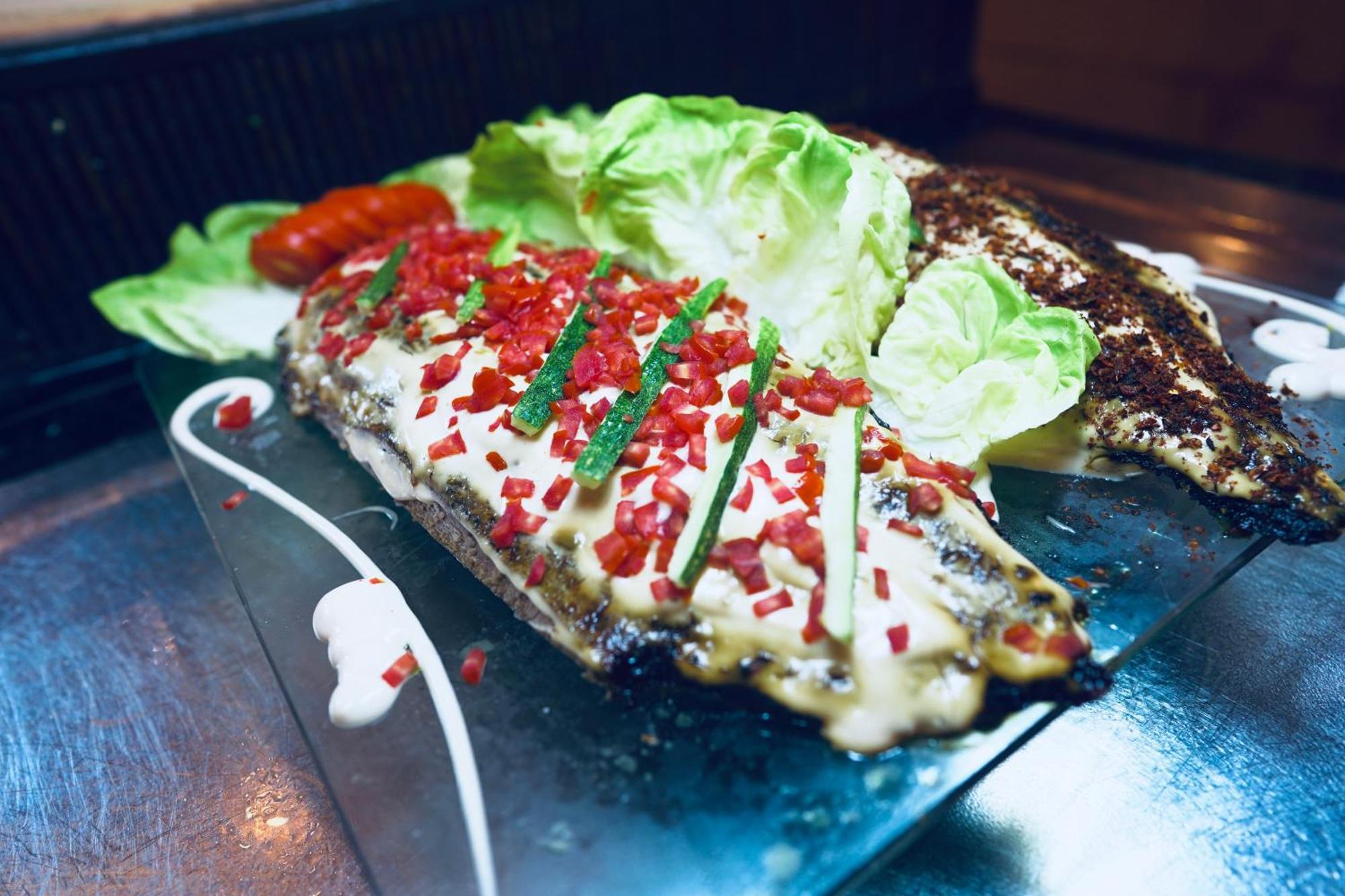 Alhambra Thalasso Χαμμαμέτ Εξωτερικό φωτογραφία Aubergine with tahini